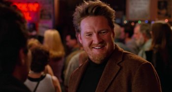 Movie still from “Just Like Heaven” (2005), directed by Mark Waters – A person wearing a jacket; Close Up shot, Over the shoulder angle