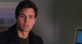 Movie still from “Just Like Heaven” (2005), directed by Mark Waters – A person wearing a jacket; Close Up shot, Over the shoulder angle