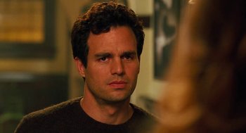 Movie still from “Just Like Heaven” (2005), directed by Mark Waters – A person looking at the camera; Close Up shot, Over the shoulder angle