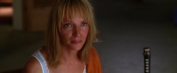 Movie still from “Kill Bill: Vol. 2” (2004), directed by Quentin Tarantino – Close Up shot, Low angle