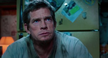 Movie still from “Killer Joe” (2011), directed by William Friedkin – A person with blue eyes; Close Up shot, Low angle