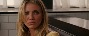Movie still from “Knight and Day” (2010), directed by James Mangold – A person sitting in front of a piano; Close Up shot, Over the shoulder angle
