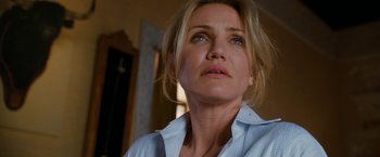 Movie still from “Knight and Day” (2010), directed by James Mangold – A person looking up at the sky; Close Up shot, Low angle