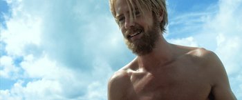 Movie still from “Kon-Tiki” (2012), directed by Espen Sandberg – A person with a beard; Close Up shot, Low angle