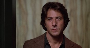 Movie still from “Kramer vs. Kramer” (1979), directed by Robert Benton – A person wearing a jacket; Close Up shot, Low angle
