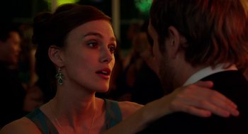 Movie still from “Laggies” (2014), directed by Lynn Shelton – A man and a woman are talking in the dark; Close Up shot, Over the shoulder angle