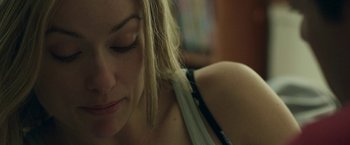 Movie still from “Life Itself” (2018), directed by Dan Fogelman – A woman's face and shoulder; Close Up shot, Over the shoulder angle