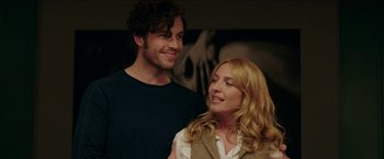 Movie still from “Madame” (2017), directed by Amanda Sthers – A man and a woman standing next to each other; Close Up shot, Low angle