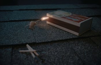 Movie still from “Marcel the Shell with Shoes On” (2021), directed by Dean Fleischer Camp – A mouse is standing next to an open book; Extreme Close Up shot, High angle