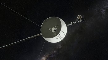 Movie still from “Men, Women & Children” (2014), directed by Jason Reitman – A satellite dish in the night sky; Extreme Wide shot, Overhead angle