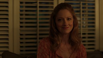 Movie still from “Men, Women & Children” (2014), directed by Jason Reitman – A person with long red hair; Close Up shot, Over the shoulder angle