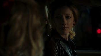 Movie still from “Men, Women & Children” (2014), directed by Jason Reitman – A person in a car looking at the camera; Close Up shot, Over the shoulder angle