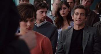 Movie still from “Love & Other Drugs” (2010), directed by Edward Zwick – Close Up shot, Over the shoulder angle