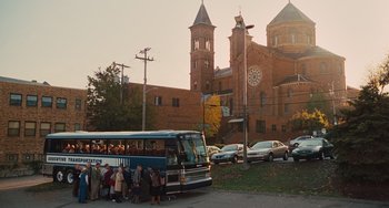 Movie still from “Love & Other Drugs” (2010), directed by Edward Zwick – Extreme Wide shot, High angle