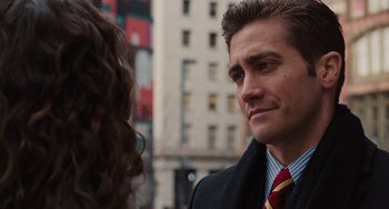Movie still from “Love & Other Drugs” (2010), directed by Edward Zwick – Close Up shot, Over the shoulder angle
