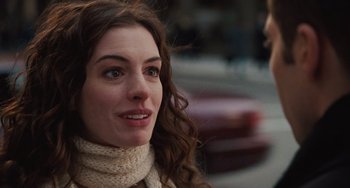 Movie still from “Love & Other Drugs” (2010), directed by Edward Zwick – Close Up shot, Over the shoulder angle