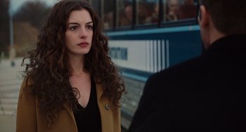 Movie still from “Love & Other Drugs” (2010), directed by Edward Zwick – Close Up shot, Over the shoulder angle