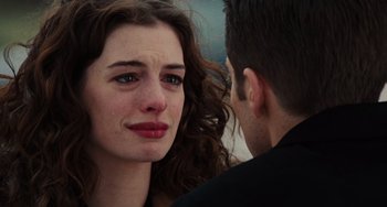 Movie still from “Love & Other Drugs” (2010), directed by Edward Zwick – Close Up shot, Over the shoulder angle