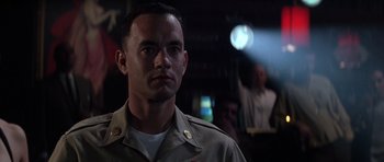 Movie still from “Forrest Gump” (1994), directed by Robert Zemeckis – Close Up shot, Low angle