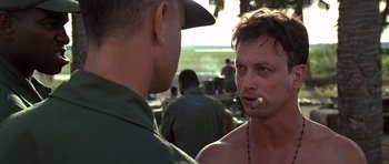 Movie still from “Forrest Gump” (1994), directed by Robert Zemeckis – Close Up shot, Over the shoulder angle