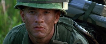 Movie still from “Forrest Gump” (1994), directed by Robert Zemeckis – Close Up shot, Low angle