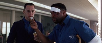 Movie still from “Forrest Gump” (1994), directed by Robert Zemeckis – Close Up shot, Low angle