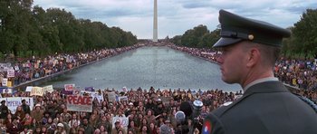 Movie still from “Forrest Gump” (1994), directed by Robert Zemeckis – Extreme Wide shot, High angle