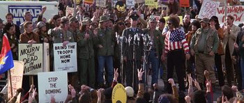 Movie still from “Forrest Gump” (1994), directed by Robert Zemeckis – Medium shot, High angle