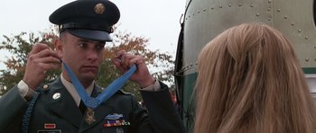 Movie still from “Forrest Gump” (1994), directed by Robert Zemeckis – Close Up shot, Low angle