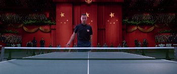 Movie still from “Forrest Gump” (1994), directed by Robert Zemeckis – Wide shot, Low angle