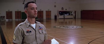 Movie still from “Forrest Gump” (1994), directed by Robert Zemeckis – Close Up shot, Low angle