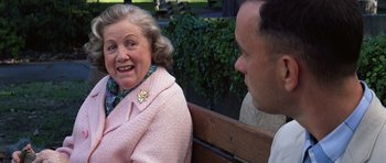 Movie still from “Forrest Gump” (1994), directed by Robert Zemeckis – Close Up shot, Over the shoulder angle