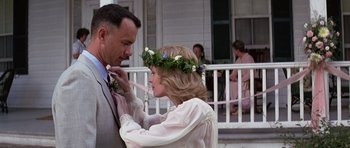 Movie still from “Forrest Gump” (1994), directed by Robert Zemeckis – Close Up shot, Over the shoulder angle