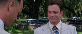 Movie still from “Forrest Gump” (1994), directed by Robert Zemeckis – Close Up shot, Over the shoulder angle