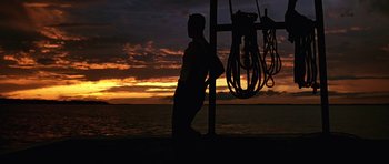 Movie still from “Forrest Gump” (1994), directed by Robert Zemeckis – Wide shot, Low angle