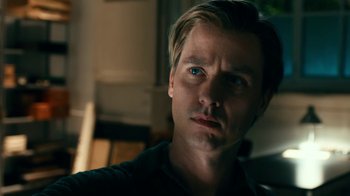 Movie still from “Never Look Away” (2018), directed by Florian Henckel von Donnersmarck – A person looking at the camera; Close Up shot, Over the shoulder angle