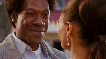 Movie still from “Norbit” (2007), directed by Brian Robbins – A man and a woman talking to each other; Close Up shot, Over the shoulder angle