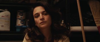 Movie still from “Obvious Child” (2014), directed by Gillian Robespierre – A person with long brown hair; Close Up shot, Low angle