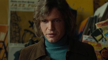 Movie still from “On Chesil Beach” (2017), directed by Dominic Cooke – A person with long hair; Close Up shot, Low angle