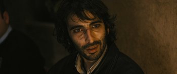 Movie still from “Once Upon a Time in Anatolia” (2011), directed by Nuri Bilge Ceylan – A person wearing a jacket; Close Up shot, High angle