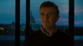 Movie still from “Philomena” (2013), directed by Stephen Frears – A person wearing a black shirt; Close Up shot, Low angle