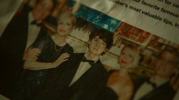 Movie still from “Full Circle” (2023), directed by Steven Soderbergh – Extreme Close Up shot, Overhead angle