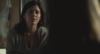 Movie still from “Short Term 12” (2013), directed by Destin Daniel Cretton – A person sitting in front of a mirror; Close Up shot, Over the shoulder angle