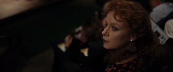 Movie still from “Synecdoche, New York” (2008), directed by Charlie Kaufman – A person wearing a suit and tie; Close Up shot, High angle