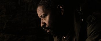 Movie still from “The Book of Eli” (2010), directed by Allen Hughes – A person looking down; Close Up shot, Low angle