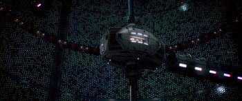 Movie still from “Pandorum” (2009), directed by Christian Alvart – The inside of a space ship; Extreme Wide shot, Low angle