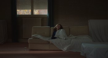Movie still from “Petite Maman” (2021), directed by Céline Sciamma – Wide shot, High angle