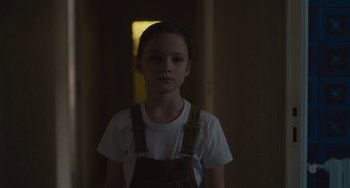 Movie still from “Petite Maman” (2021), directed by Céline Sciamma – Close Up shot, Low angle