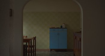 Movie still from “Petite Maman” (2021), directed by Céline Sciamma – Extreme Wide shot, High angle