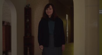 Movie still from “Petite Maman” (2021), directed by Céline Sciamma – Medium shot, High angle